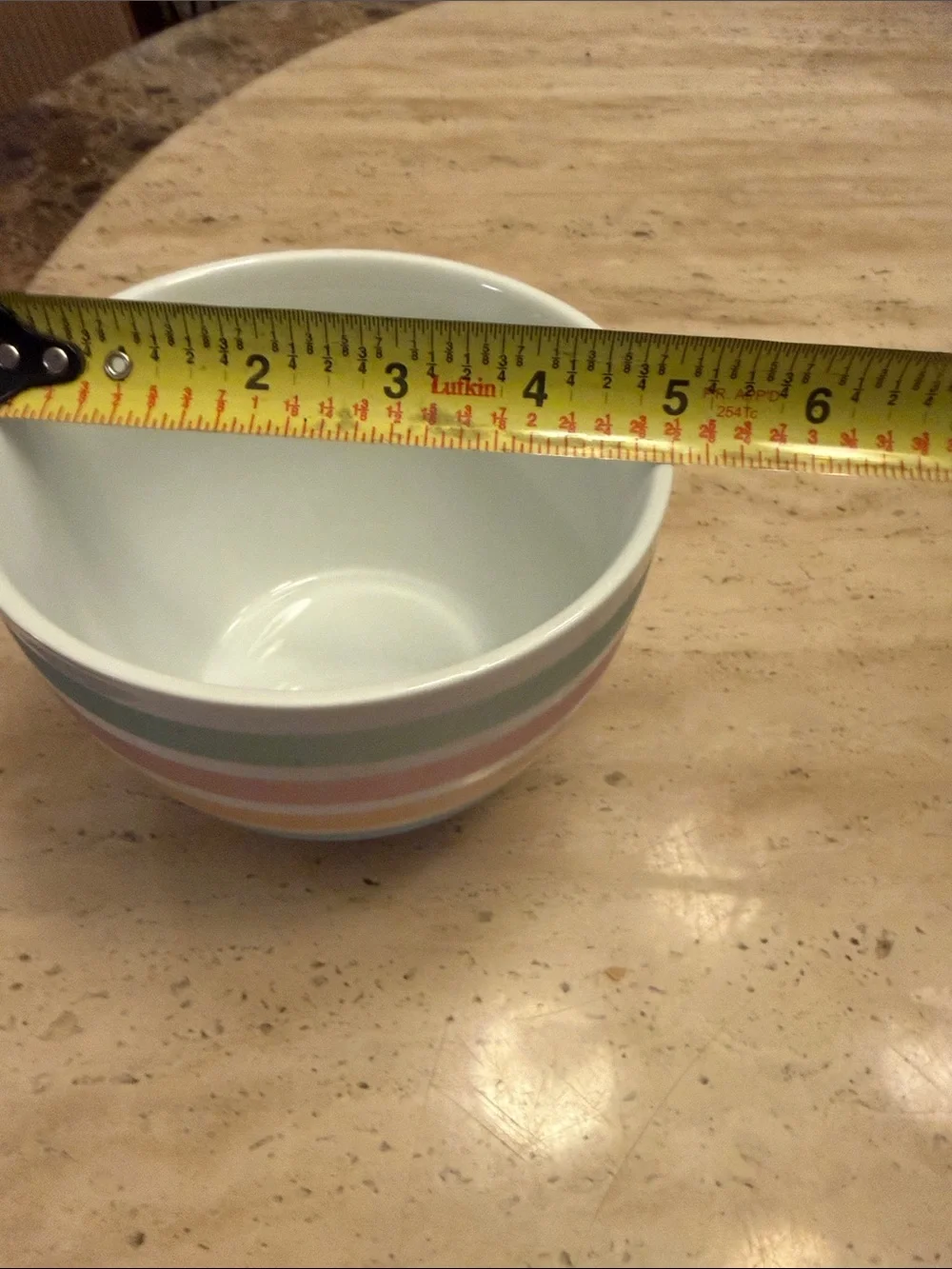 Set of two crate&barrel nesting bowls